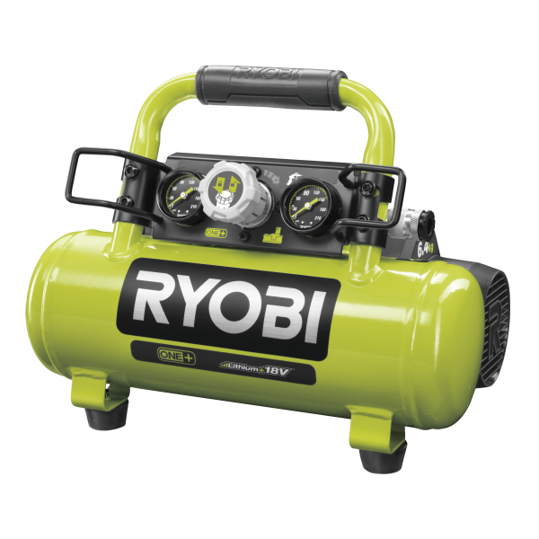 Kompressor Ryobi R18AC-0 utan batteri och laddare 
