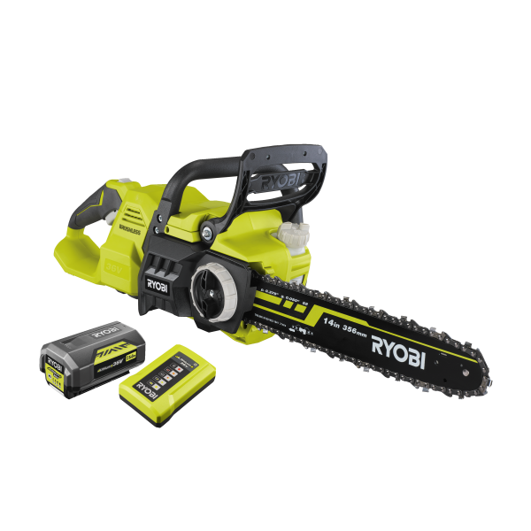 Kedjesåg Ryobi RY36CSX35A-150 med batteri och laddare 