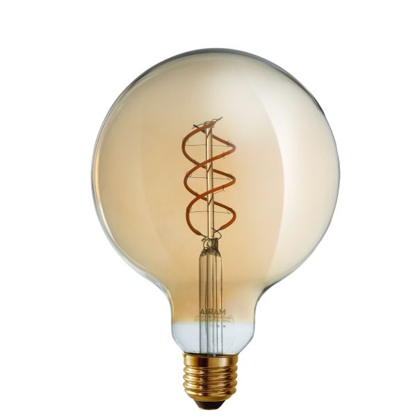 LED-lampa Airam Amber 4,9 W, E27, dimbar 