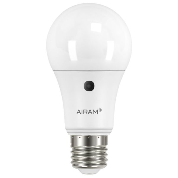 LED-lampa Airam Sensor 10,7 W, E27, opal 4000 K