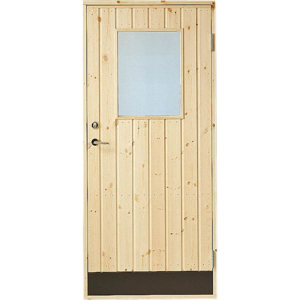 Kallförrådsdörr Jabo 25506 med fönster Höger