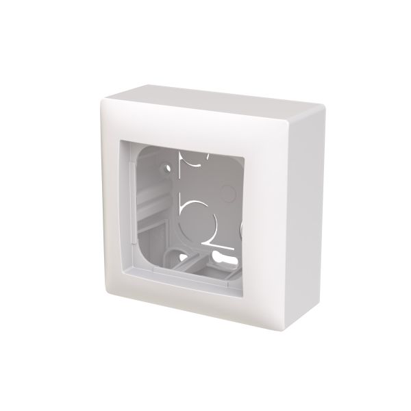 Pintakotelo ABB Saga 1721S85H43-916 1-osainen 1-osainen, 85 x 85 x 43 mm