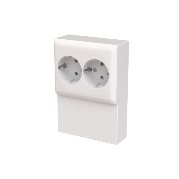 Vägguttag ABB Saga 402EL-916 2-vägs 