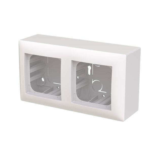 Förhöjningsram ABB Saga 1722S85H53-916 1 fack, 85 mm bredd 