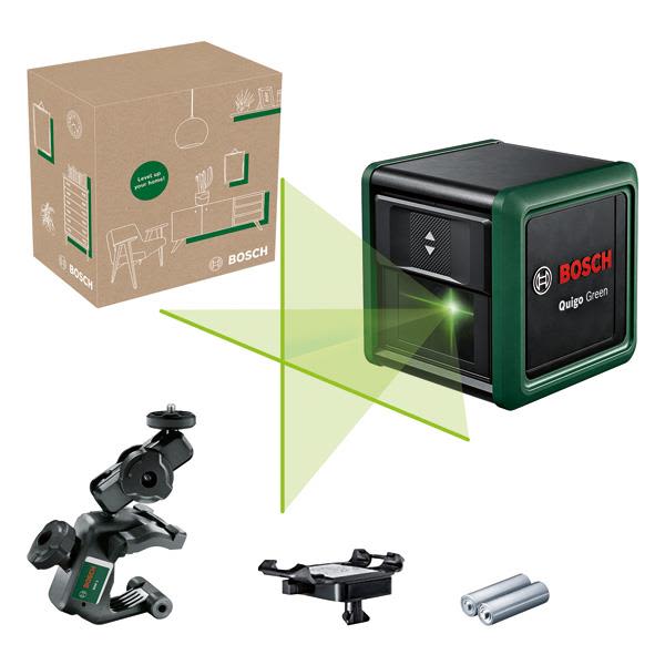 Krydslinjelaser Bosch DIY Quigo Green  