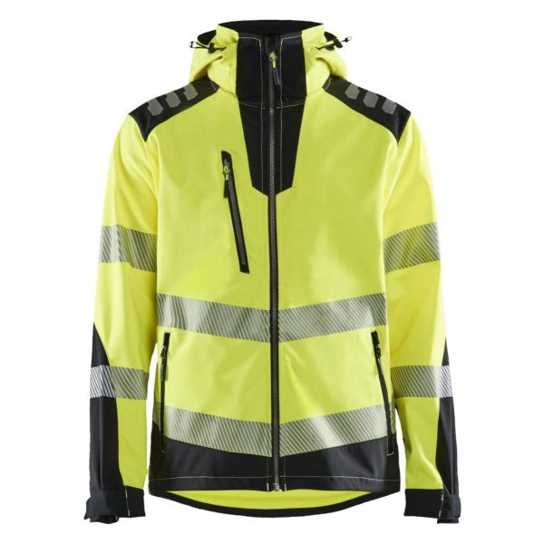 Softshelljakke Blåkläder 449125133399XXXL varselgul/svart Str. XXXL