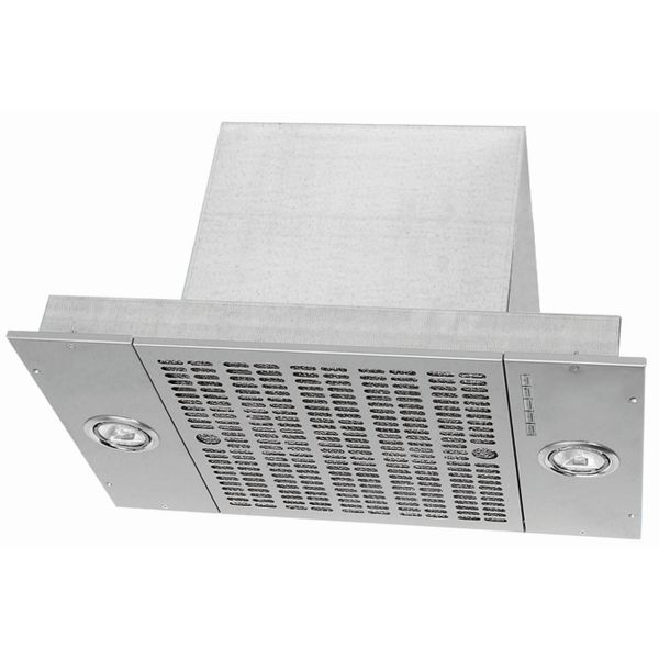 Emhætte Franke 635-12 49 HE 2x2 W LED-belysning, rustfrit stål 