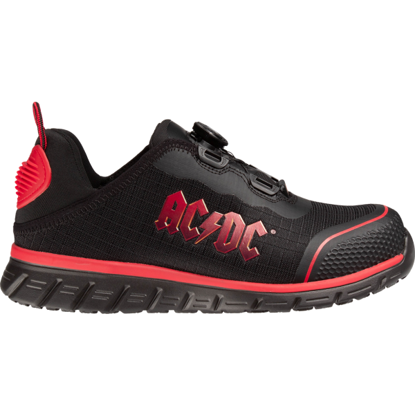Vernesko Safety Jogger AC/DC svart/rød 39