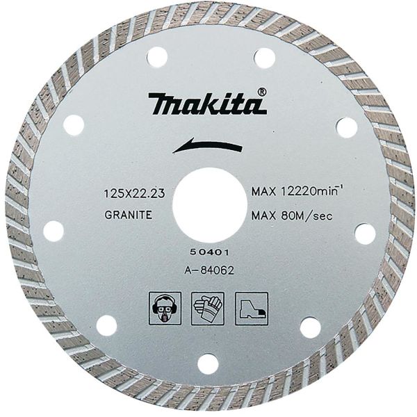 Diamantskæreskive Makita A-84062 125x22,23 mm, tør 