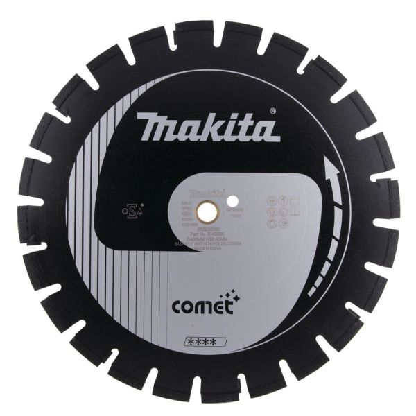 Diamantskæreskive Makita Comet B-42905 400x25,4x10 mm, asfalt 
