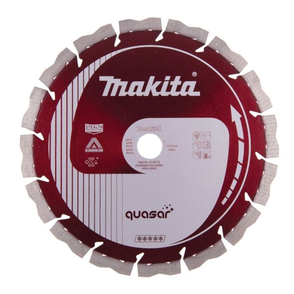 Diamantskæreskive Makita Quasar B-12712 230x22,23 mm 