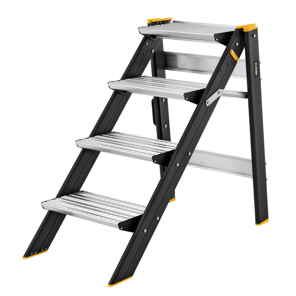 Arbejdsskammel W.steps 5000+ med certificeret aluminium 4 trin