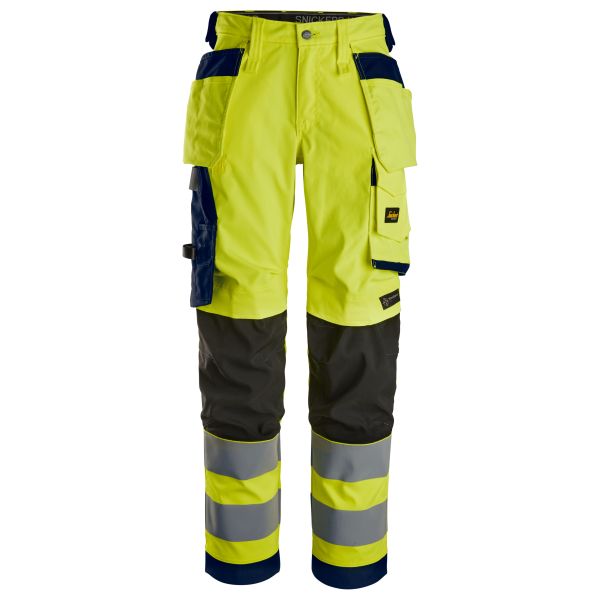 Arbetsbyxa Snickers Workwear 6743 gul, varsel 44