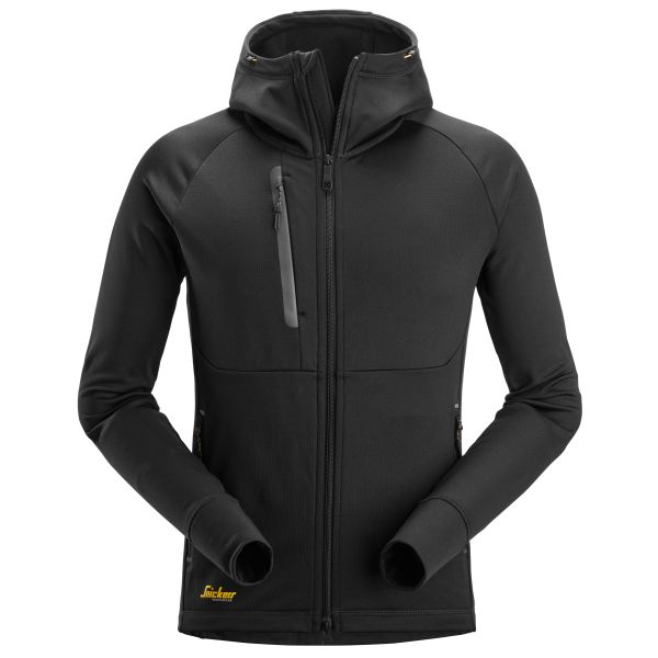 Hættetrøje Snickers Workwear 8026-0400 sort M