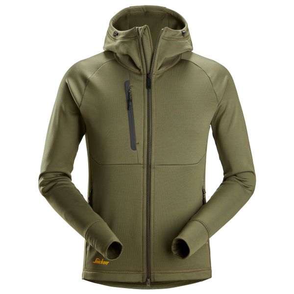 Hættetrøje Snickers Workwear 8026-3100 khaki grøn XS