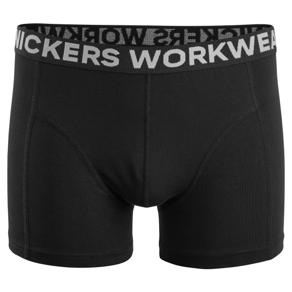 Alushousut Snickers Workwear 9436-0400 2 kpl pakkaus, musta XS Musta