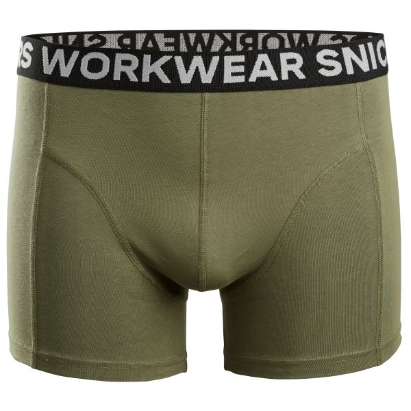 Boksershorts Snickers Workwear 9436-9531 navy/Khaki Grøn L