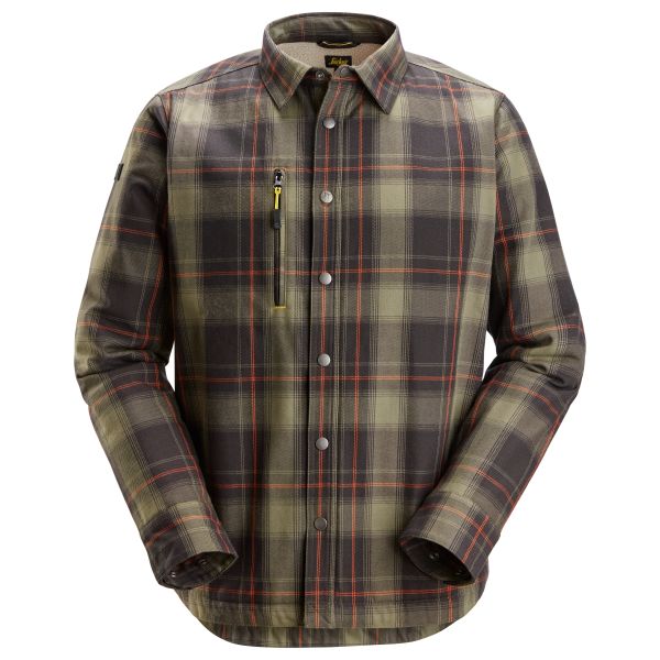 Skjorte Snickers Workwear 8522-3104 Khaki grøn/brun XS