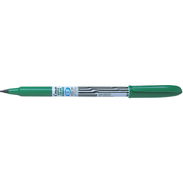 Mærkepen Pilot SCAN-EF grøn, permanent 