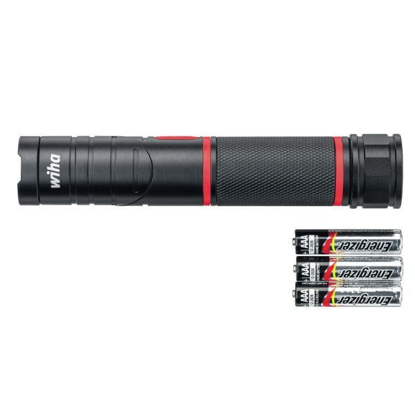 Handlampa Wiha 41286 med LED, laser och UV-ljus 