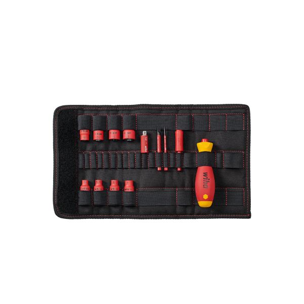 Bitsskrutrekkersett Wiha slimVario 43467 13 stk., 1000 V 