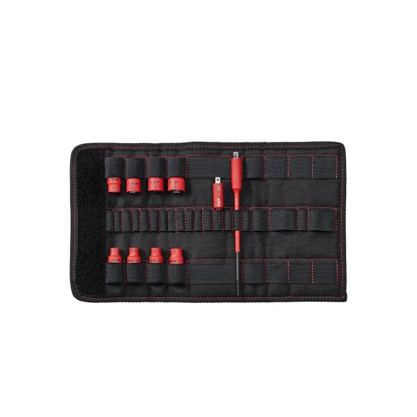 Hylsesett Wiha TorqueVario-S 43466 11 stk., 1/4", 1000 V 