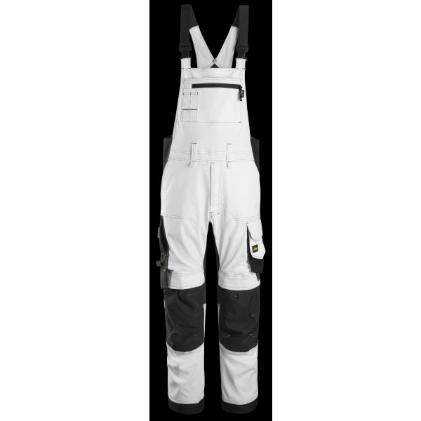 Hängslebyxa Snickers Workwear 6051 vit Vit