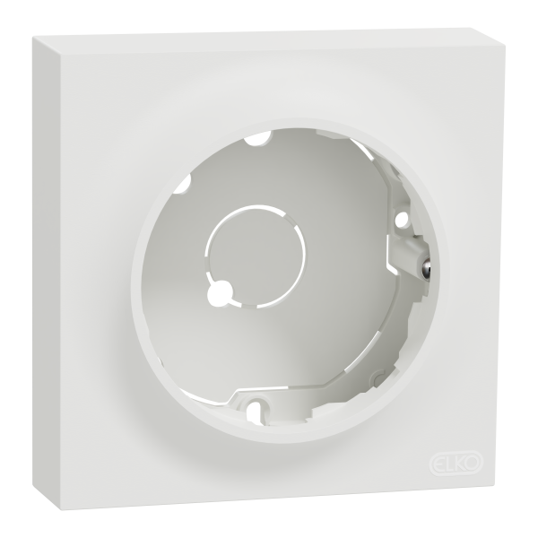 Förhöjningsram Elko EKO50020 1-fack, låg, för strömställare Renvit