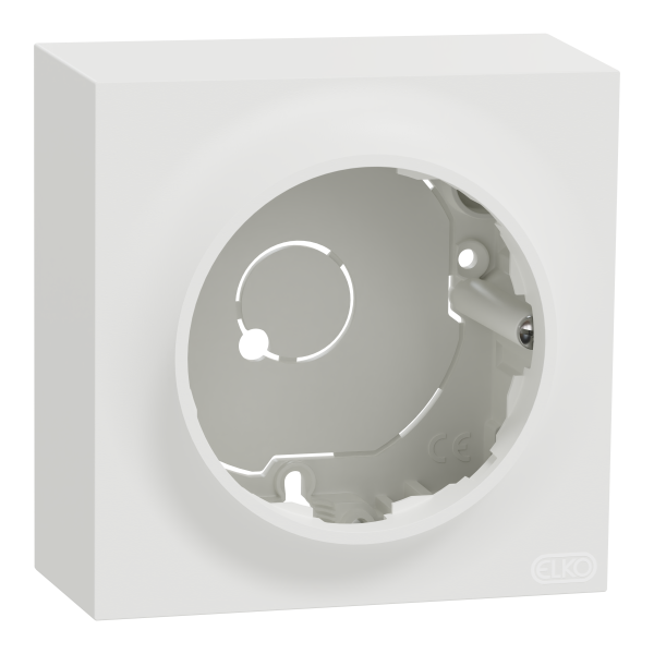 Förhöjningsram Elko EKO50026 1-fack, hög, för 1-vägsuttag Renvit