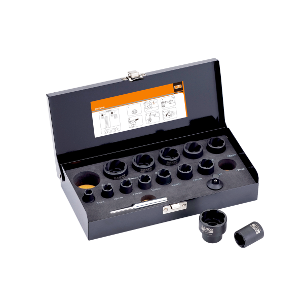 Hylsesæt Bahco BWTSP16 16 dele 