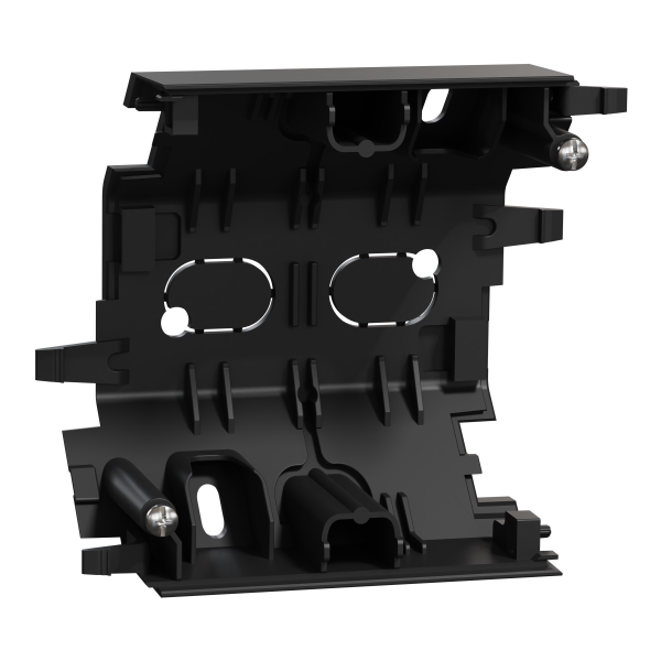 Hörnbox Elko EKO50128 mittstycke, 2-5 fack Svart