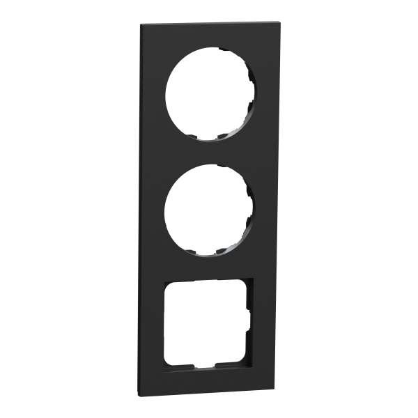 Ram Elko EKO50136 3-fack med 55 mm hål Svart