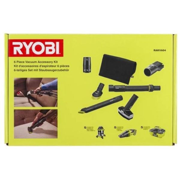 Dammsugarkit Ryobi RAKVA04 6 delar 