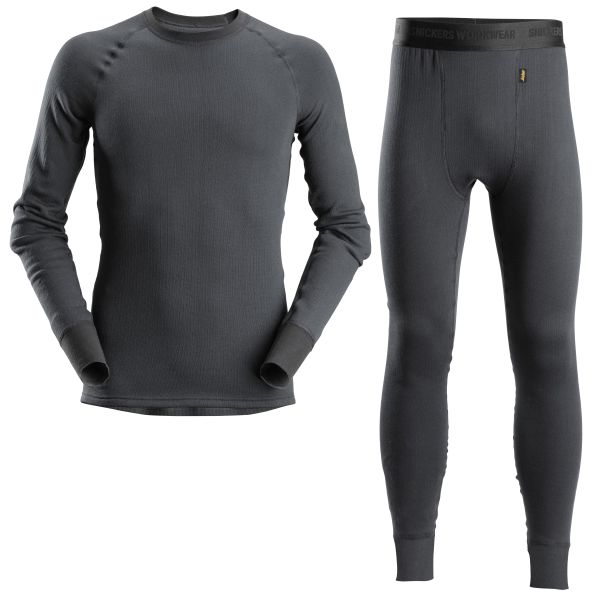 Undertøysett Snickers Workwear 9444 AllroundWork stålgrå XXXL