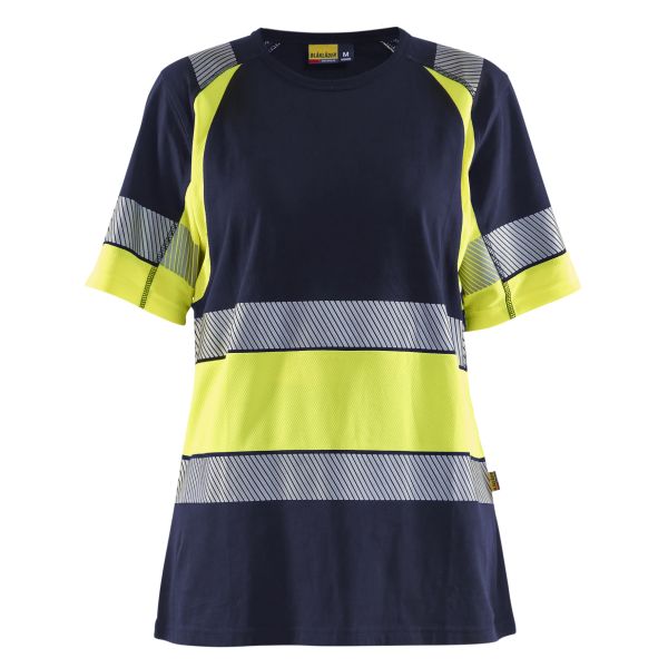 T-shirt Blåkläder 341010308833XS varsel, marinblå/gul Marinblå/gul XS