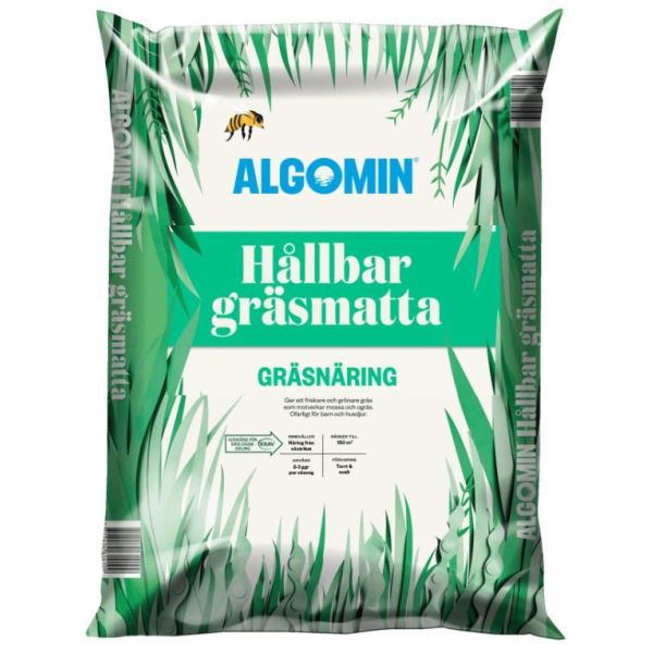 Gräsnäring Algomin Hållbar Gräsmatta 10 kg 