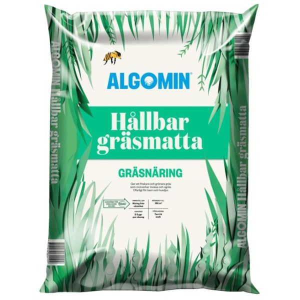 Græsgødning Algomin Hållbar Gräsmatta 10 kg 