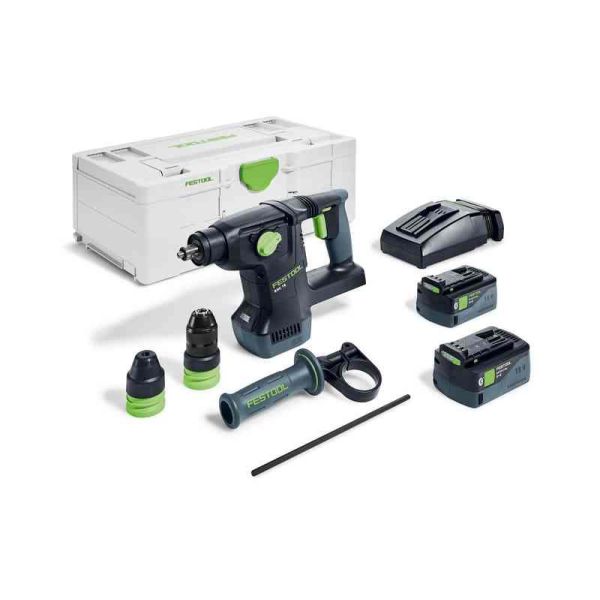 Kombihammer Festool KHC 18 5,0 EBI-Plus med batteri og lader 