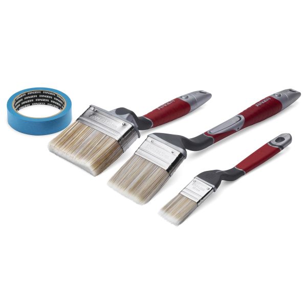 Fasadepenselsett Anza Elite 700232 med tape 