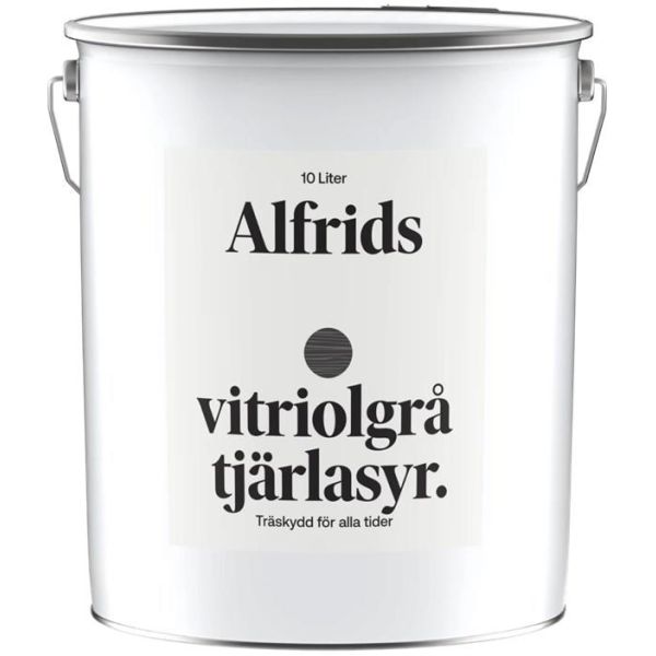Tjärlasyr Alfrids Produkter V430027 vitriolgrå 10 l