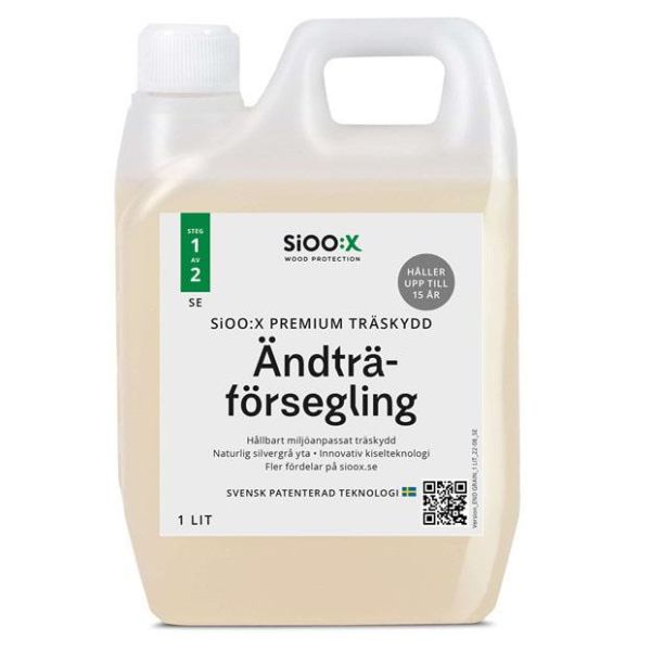 Ändträförsegling SiOO:X 1913-SE träskydd, steg 1 3 l