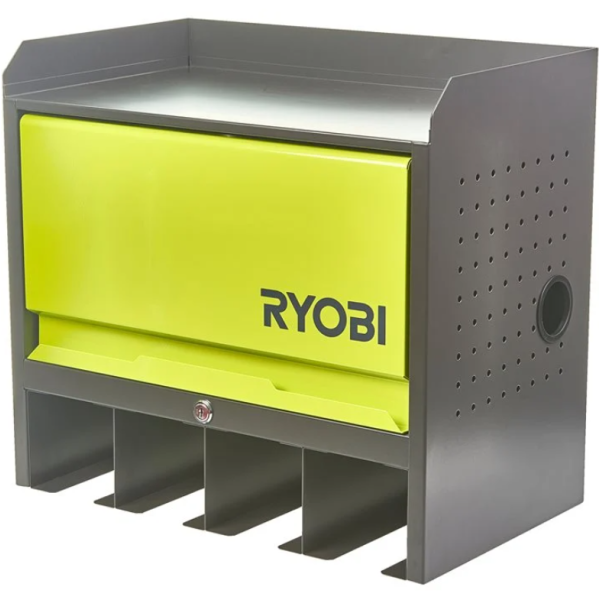 Verktygsskåp Ryobi RHWS-01 väggmonterat, 478x434x282 mm Med dörr