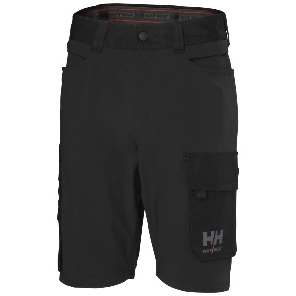 Työshortsit Helly Hansen Workwear Luna 4X 77598-990 musta Musta C34