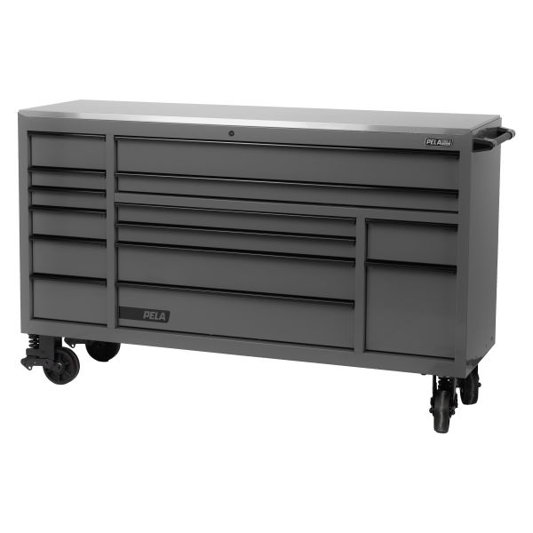 Verktygsvagn PELA USA 2.0 546534 14 lådor Grå