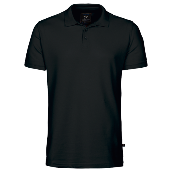 Poloskjorte Texstar PS03199000190 svart 