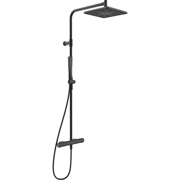 Takdusjsett Oras Aurelia Square 4757 160 c/c Matt svart