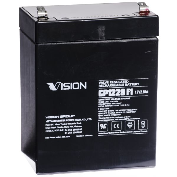 Batteri Vision CP1229 12V 2,9 Ah 