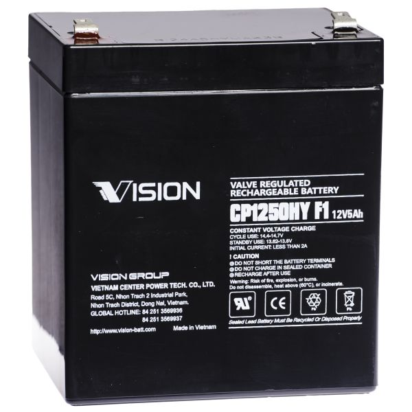 Batteri Vision CP1250 12V 5 Ah 