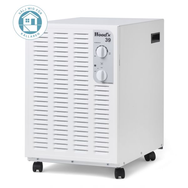 Affugter Woods SW39FW I-EcoDefrost+ med luftfilter, 140 m² 