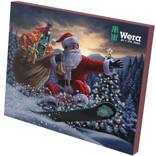 Bitssats Wera 05136609001 adventskalender 2024, 25 delar 